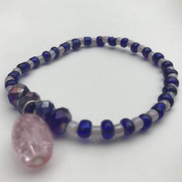 Beaded Bracelet, Handmade, Medium, Charm, Women’s, - Picture 1 of 5